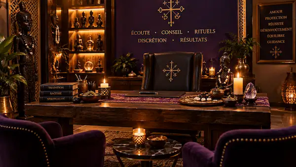 contact Grand Maître Zounyekpe au cabinet spirituel