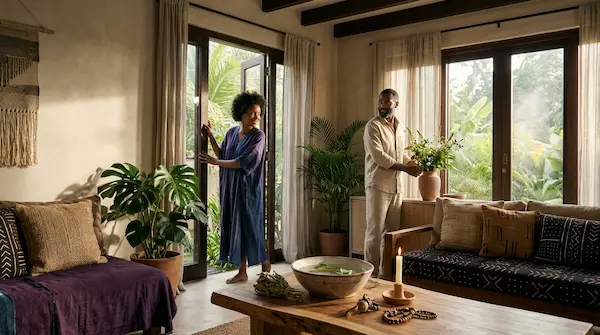 Pourquoi la purification de la maison favorise l'harmonie du couple avec Maître Zounyekpe
